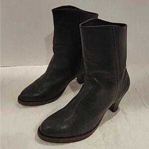 Frye Black Heeled Boots